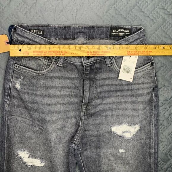 Buffalo David Bitton Men's Distressed Black Jeans - Picture 3 of 8